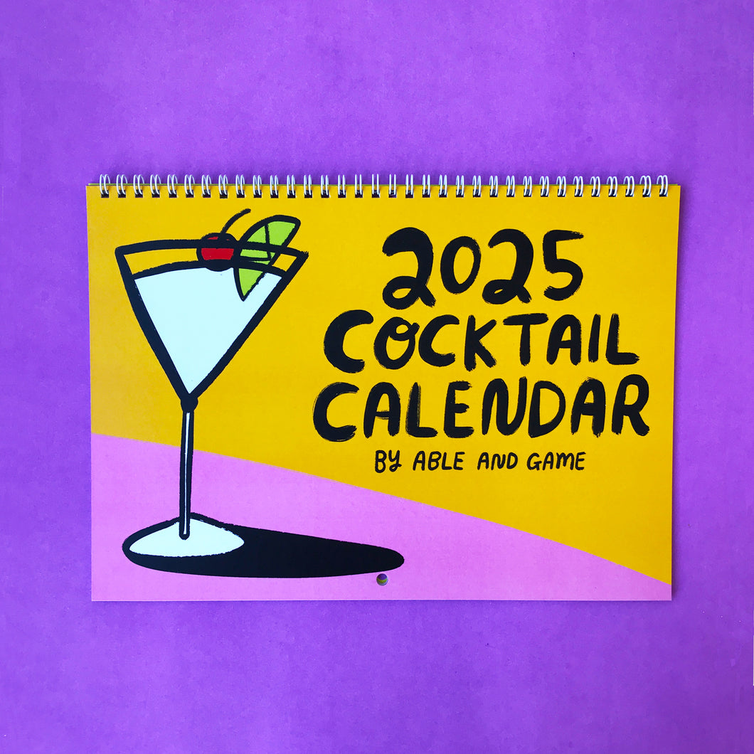 Able and Game Cocktail Calendar 2025