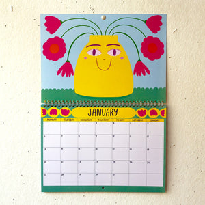 Able and Game Happy Flower pot Calendar 2025