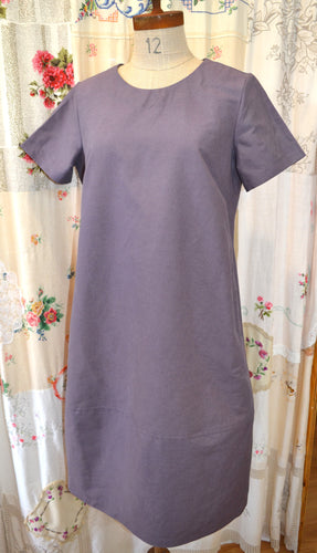 Berserk Amethyst Linen blend Lantern dress