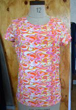 Load image into Gallery viewer, Orange Swirl Cotton T shirt