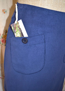 Berserk  Sky blue corduroy pocket skirt with lining