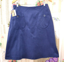 Load image into Gallery viewer, Berserk  Sky blue corduroy pocket skirt with lining