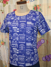 Load image into Gallery viewer, Berserk Streetscape cotton printed  Top