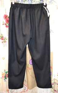 Berserk Poly Cotton Slider pant in Black marle