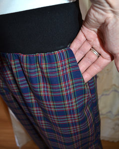 Berserk MacBeth tartan check  Stretch Waist Pant