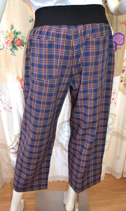 Berserk MacBeth tartan check  Stretch Waist Pant