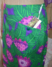 Load image into Gallery viewer, Berserk Purple Posy Cotton drill skirt