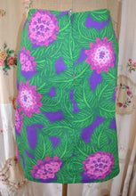 Load image into Gallery viewer, Berserk Purple Posy Cotton drill skirt