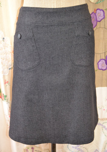 Berserk Black Denim Aline Pocket Skirt