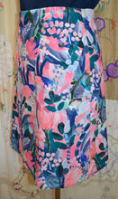 Load image into Gallery viewer, Berserk Pink  Painterly floral cotton pocket skirt