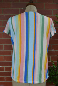 Berserk Organic cotton Candy stripe T shirt