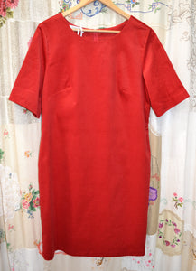 Berserk Red Corduroy tunic dress