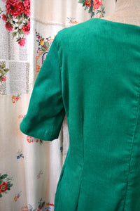 Berserk Emerald Corduroy tunic dress