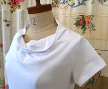 Load image into Gallery viewer, Berserk White Cotton Elastane Cowl T