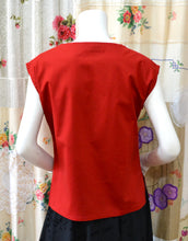 Load image into Gallery viewer, Berserk Japanese cotton Crafter Top in Fire