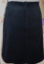 Load image into Gallery viewer, Berserk Black stretch cord pocket skirt with lining